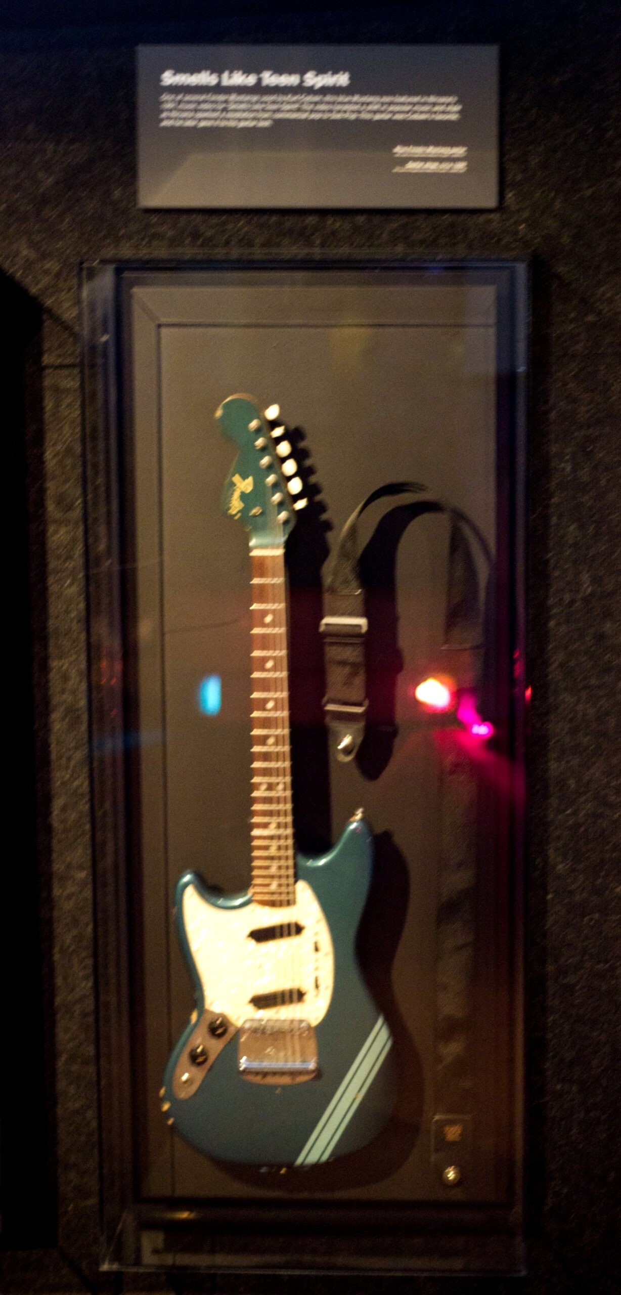 Kurt Cobain, Smells Like Teen Spirit guitar, EMP Museum.jpg